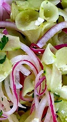 Oma's German Cucumber Salad