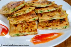 Omelette Stuffed Paratha