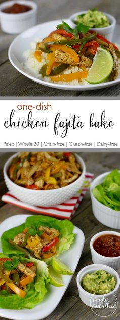 One-Dish Chicken Fajita Bake