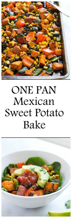 One Pan Mexican Sweet Potato Bake