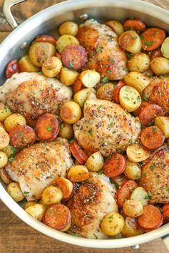 One Pan Spanish Chicken