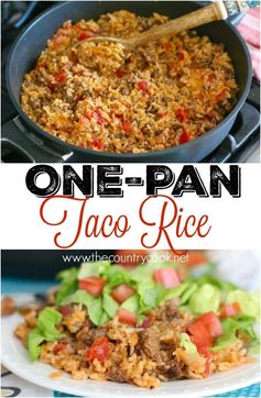 One-Pan Taco Rice Dinner