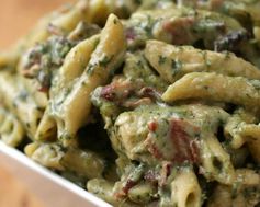 One-Pot Chicken Spinach Bacon Alfredo