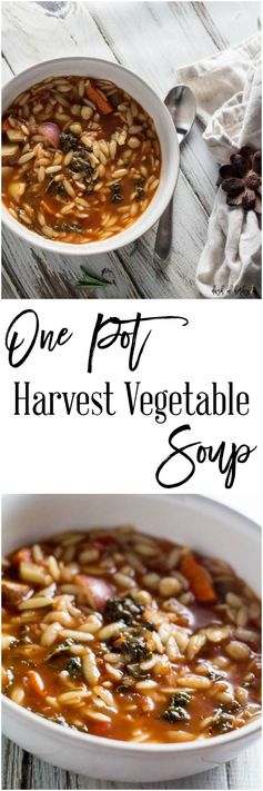 One Pot Harvest Vegetable Soup