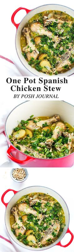 One Pot Spanish Chicken Stew