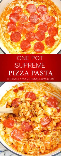 One Pot Supreme Pizza Pasta