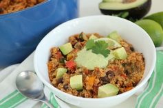 One-Pot Tex-Mex Veggie Quinoa Stew with Lime-Cilantro 