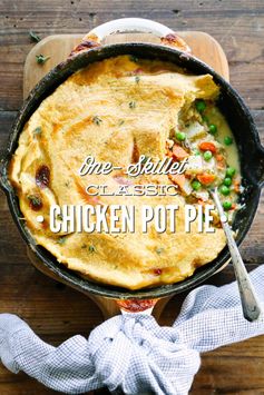 One-Skillet Classic Chicken Pot Pie