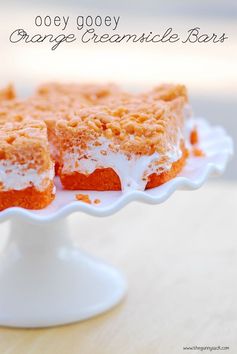 Ooey Gooey Orange Creamsicle Bars