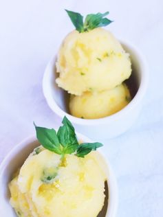 Orange Basil Sorbet