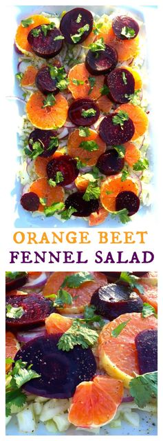 Orange Beet Fennel Salad