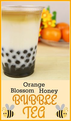 Orange Blossom Honey Bubble Tea