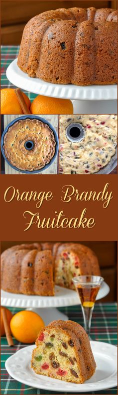 Orange Brandy Fruitcake