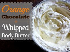 Orange Chocolate Whipped Body Butter