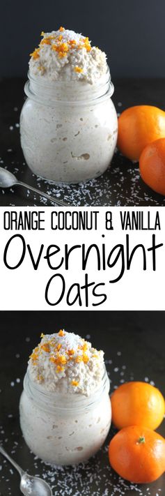 Orange, Coconut & Vanilla Overnight Oats