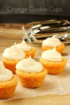 Orange Cookie Cups