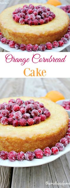 Orange Cornbread Cake