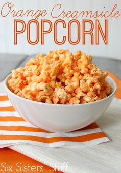 Orange Creamsicle Popcorn