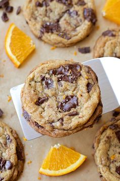 Orange Dark Chocolate Chunk Cookies