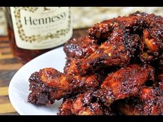 Orange-Henny BBQ Wings