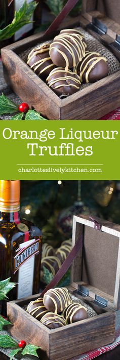 Orange Liqueur Truffles