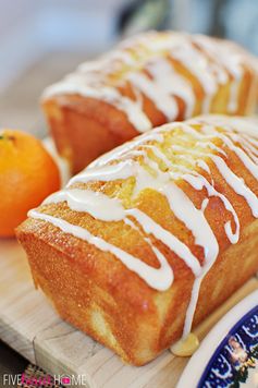 Orange Pound Cake Mini Loaves