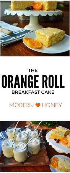 Orange Roll Breakfast Cake