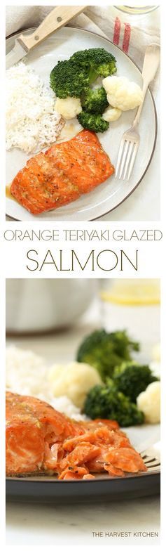 Orange Teriyaki GlazedSalmon