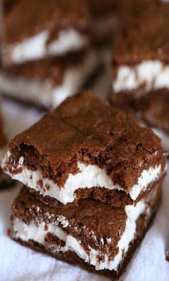 Oreo Cream FIlled Brownies