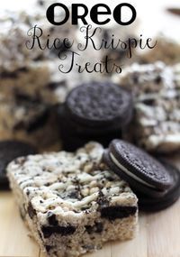 Oreo Rice Krispie Treats