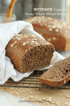 Outback Copycat Honey Whole Wheat Bread