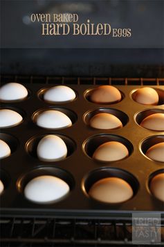 Oven Baked Hard Boiled Eggs