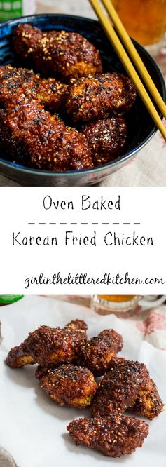 Oven Baked Korean Fried Chicken