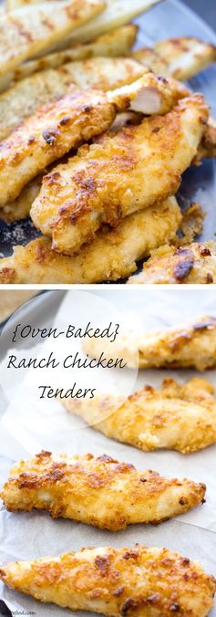 (Oven-Baked Ranch Chicken Tenders