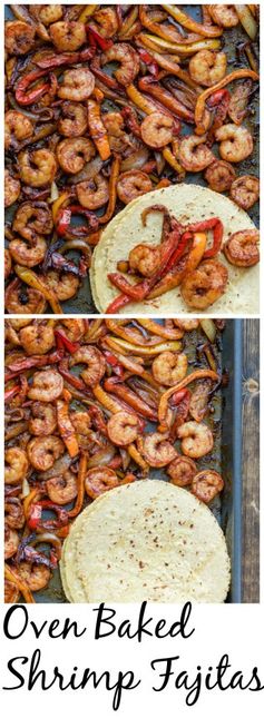 Oven Baked Shrimp Fajitas