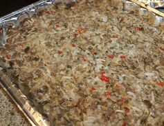 Oven Seafood Rice Dressing