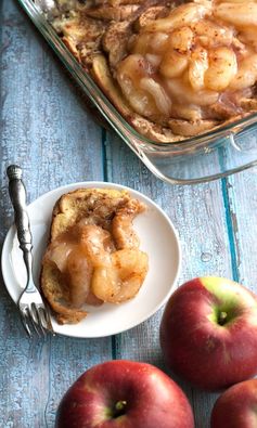 Overnight Apple Pie French Toast Bake