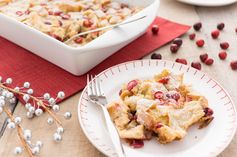 Overnight Cranberry and Orange French Toast Bake