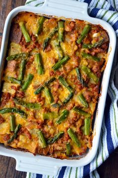 Overnight Egg and Breakfast Sausage Strata