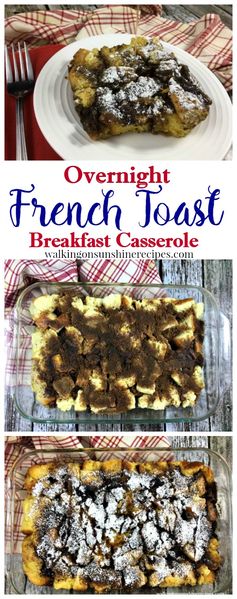 Overnight French Toast Breakfast Casserole