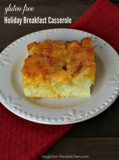 Overnight Holiday Breakfast Casserole (Gluten-free