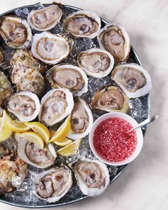 Oysters on the Half Shell with Mignonette