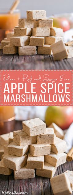 Paleo Apple Spice Marshmallows