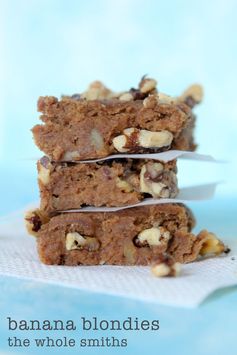 Paleo Banana Blondies