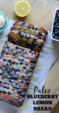 Paleo Blueberry Lemon Bread