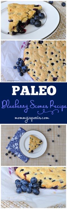 Paleo Blueberry Scones