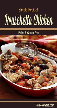 Paleo Bruschetta Chicken