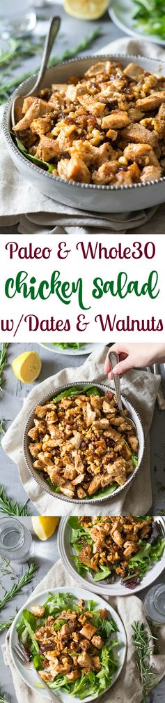 Paleo Chicken Salad with Dates & Walnuts (Whole30