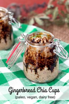 Paleo Gingerbread Chia Pudding