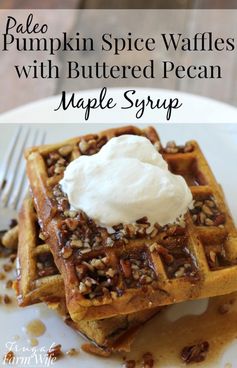 Paleo Pumpkin Spice Waffles